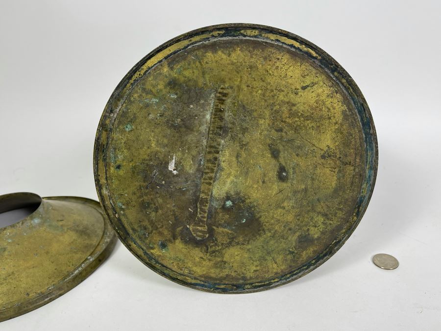 Vintage Brass Spitoon 9W X 3.5H [Photo 6]