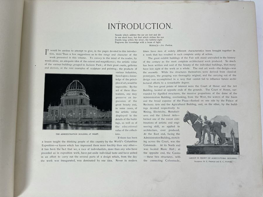 Antique 1893 Book The Dream City A Portfolio Of Photographic Views Of The World's Columbian Exposition [Photo 4]