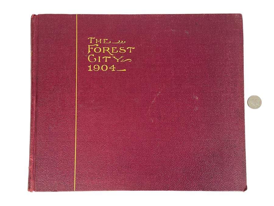 Antique 1904 Book The Forest City With Official Photographic Views Of The Universal Exposition Held In Saint Louis Library Edition [Photo 1]