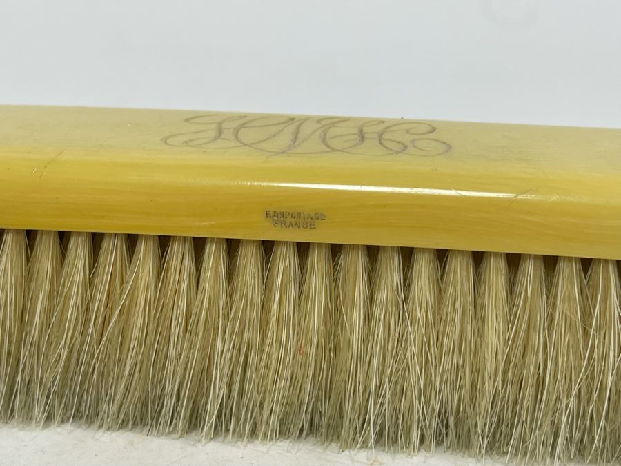 Vintage Vanity Hand Held Mirror 15L And Brush 7L [Photo 5]