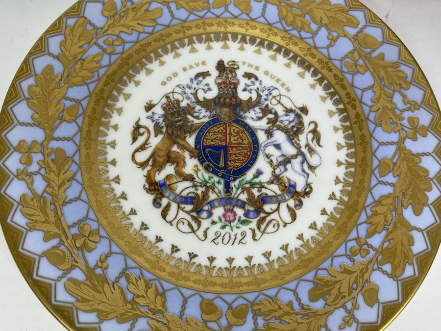 Pair Of Halcyon Days Christmas Boxes With Original Boxes From 1983 & 1984 Plus Buckingham Palace Diamond Jubilee English Cup And Plate From 2012 With Original Boxes [Photo 12]