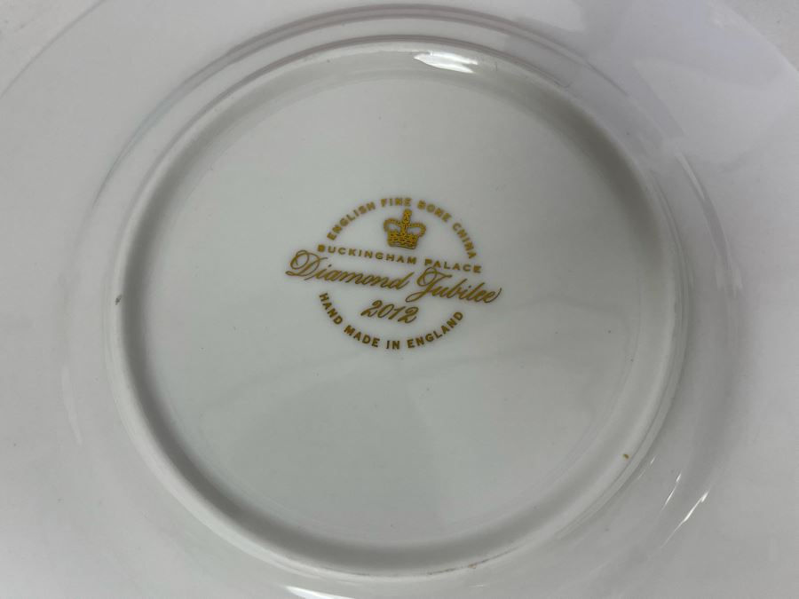 Pair Of Halcyon Days Christmas Boxes With Original Boxes From 1983 & 1984 Plus Buckingham Palace Diamond Jubilee English Cup And Plate From 2012 With Original Boxes [Photo 13]