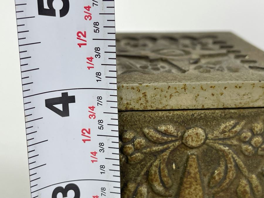 Antique 1897 Patent Cast Iron Toy Bank 3W X 2.5D X 4H [Photo 12]