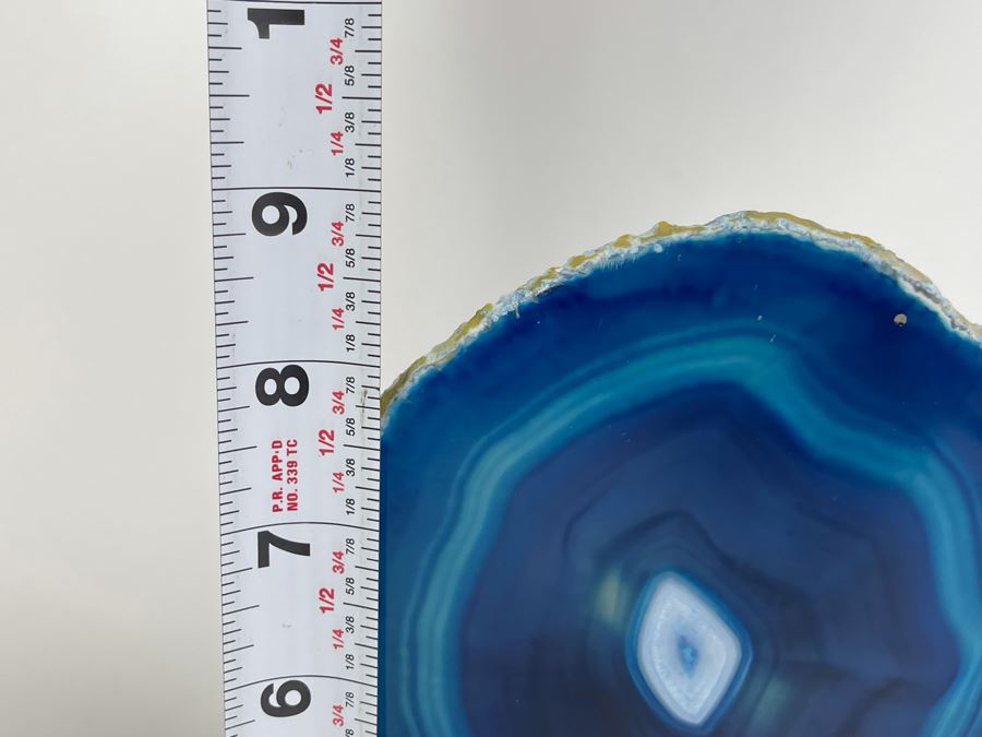 Polished Geode Slice With Metal Display Stand 9H [Photo 6]