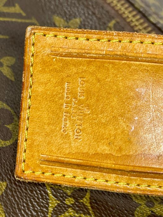 Authentic Vintage Louis Vuitton Duffel Bag Handbag - See Photos For Tear In Zipper (Zipper Works) [Photo 7]