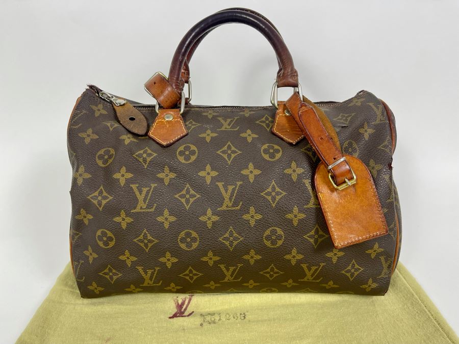 Authentic Vintage Louis Vuitton Handbag - See Photos For Some Damage [Photo 2]