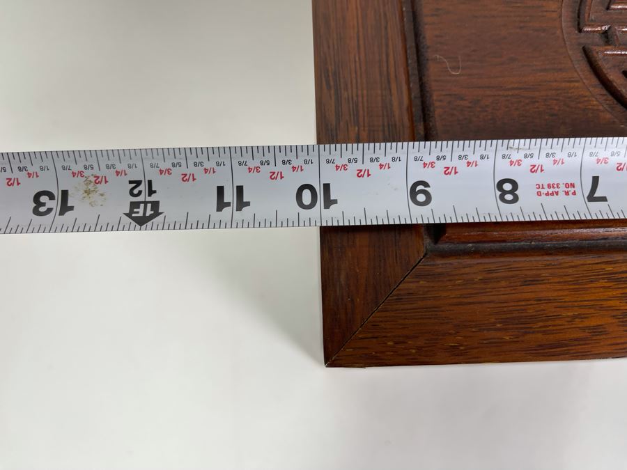 Chinese Wooden Jewelry Box 10W X 8D X 13H [Photo 7]