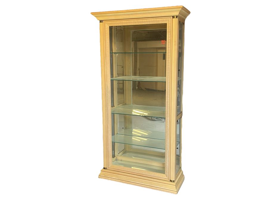 Pulaski Furniture Curio Display Cabinet With Side Glass Doors 41W X 16.5D X 80.5H [Photo 1]