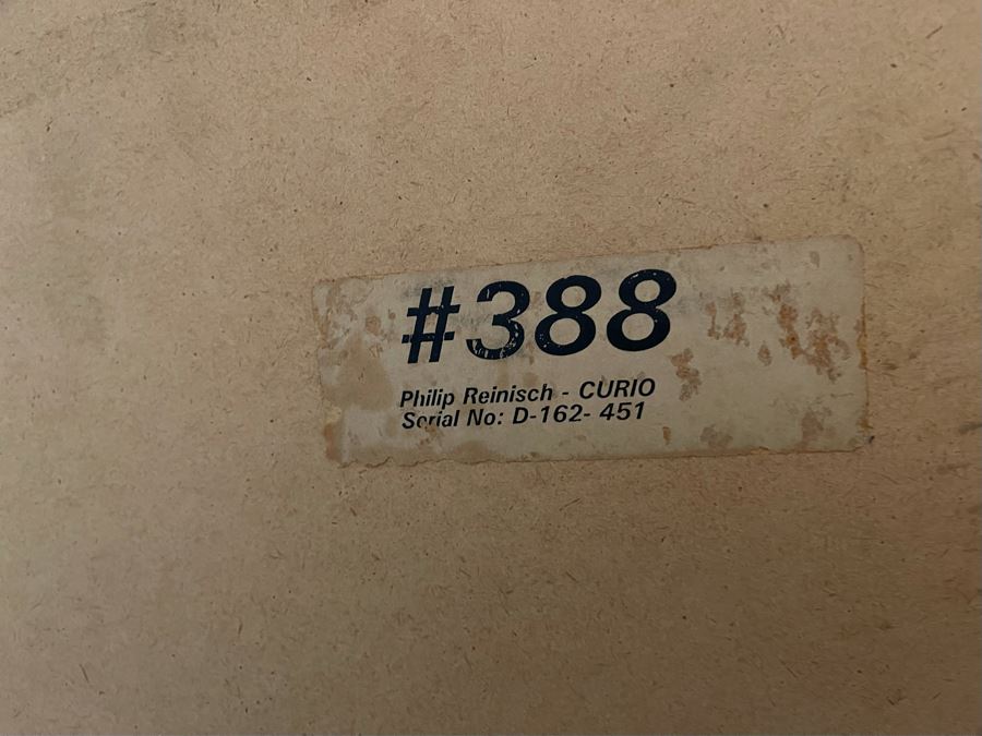 Set Of Three Wooden Display Curio Cabinets By Philip Reinisch [Photo 8]