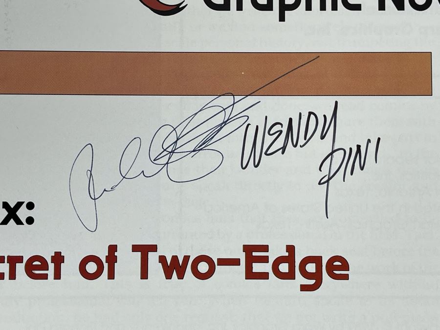 Signed Graphic Novel Comic Book The Complete Elf Quest By Wendy & Richard Pini Book Six: The Secret Of Two-Edge [Photo 4]