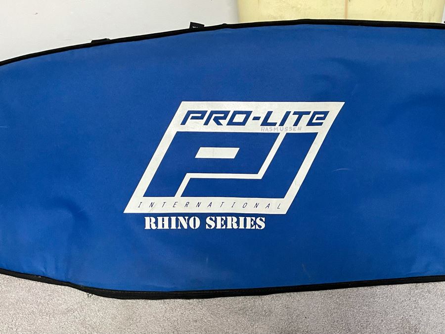 Vintage 1988 Al Merrick Custom Mini-Gun Surfboard With Pro-Lite Rhino Series Board Bag 7'2' X 20.5 X 2 7/8 [Photo 6]