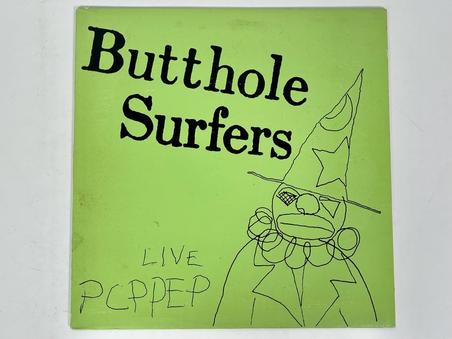 Vintage 1984 Butthole Surfers Live PCPPEP Vinyl Record Alternative Tentacles Records [Photo 2]