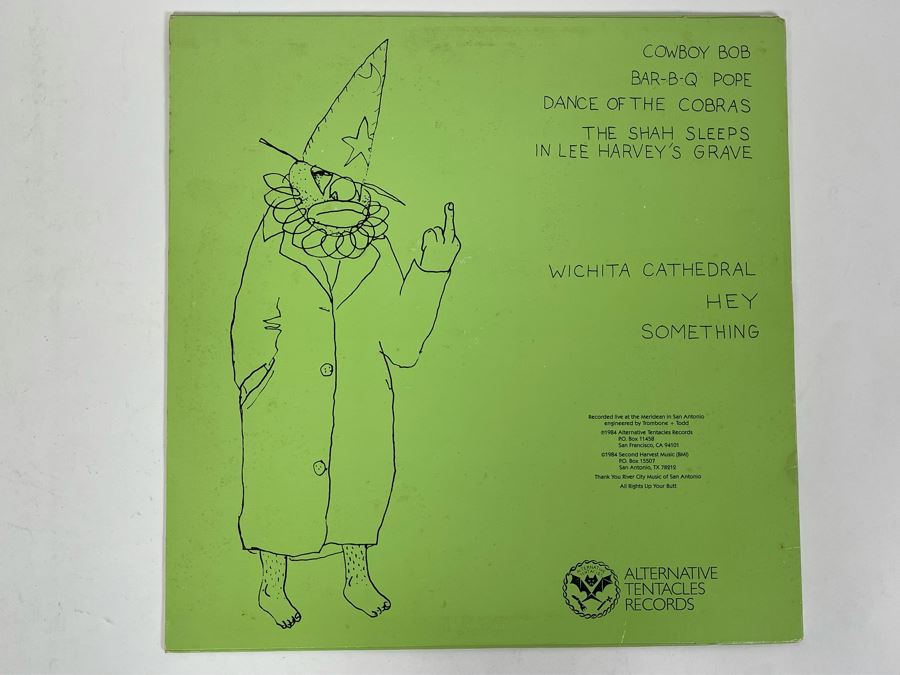 Vintage 1984 Butthole Surfers Live PCPPEP Vinyl Record Alternative Tentacles Records [Photo 3]