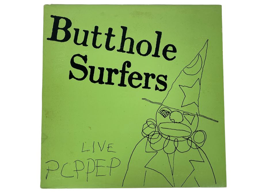 Vintage 1984 Butthole Surfers Live PCPPEP Vinyl Record Alternative Tentacles Records