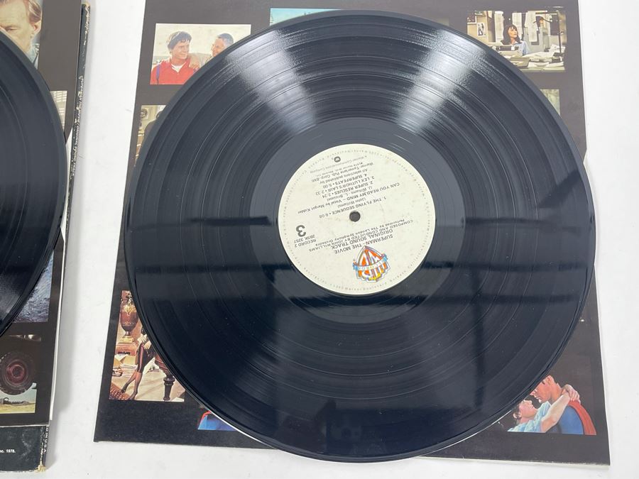 Vintage Original Superman The Movie Sound Track Vinyl Record 2 Records [Photo 10]