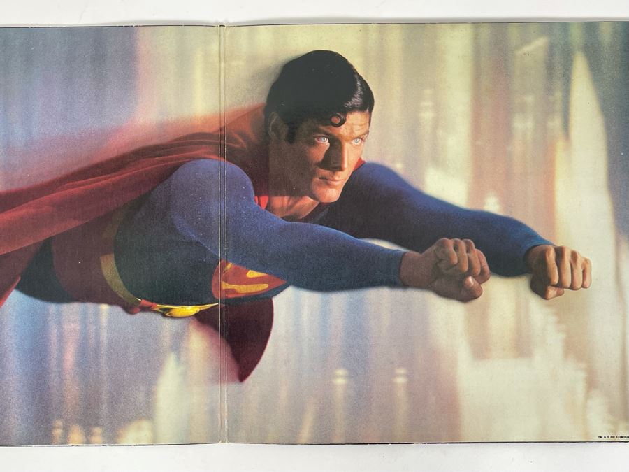 Vintage Original Superman The Movie Sound Track Vinyl Record 2 Records [Photo 3]