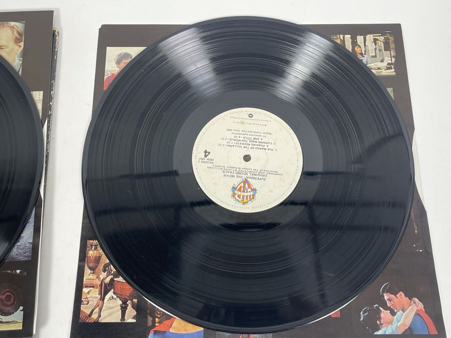 Vintage Original Superman The Movie Sound Track Vinyl Record 2 Records [Photo 11]