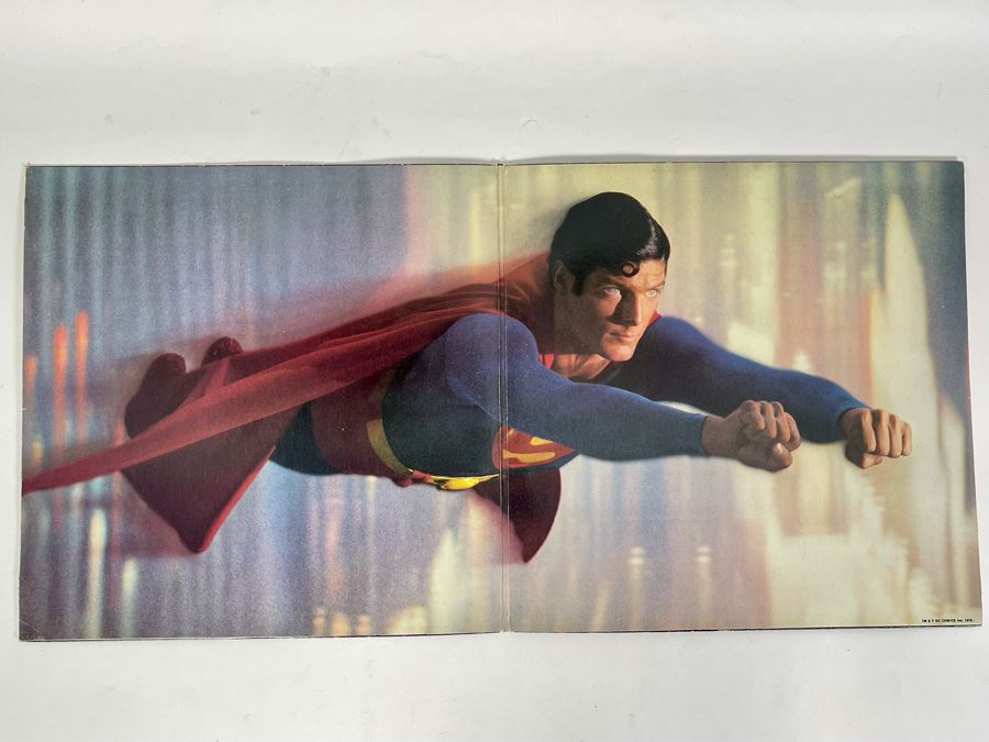 Vintage Original Superman The Movie Sound Track Vinyl Record 2 Records [Photo 2]