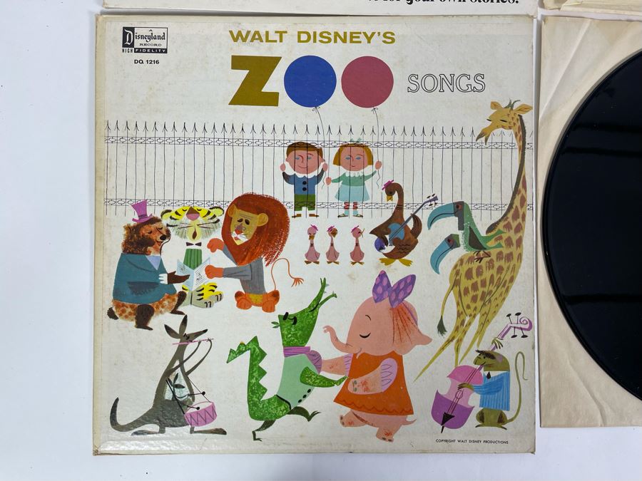 Pair Of Disneyland Vinyl Records [Photo 3]