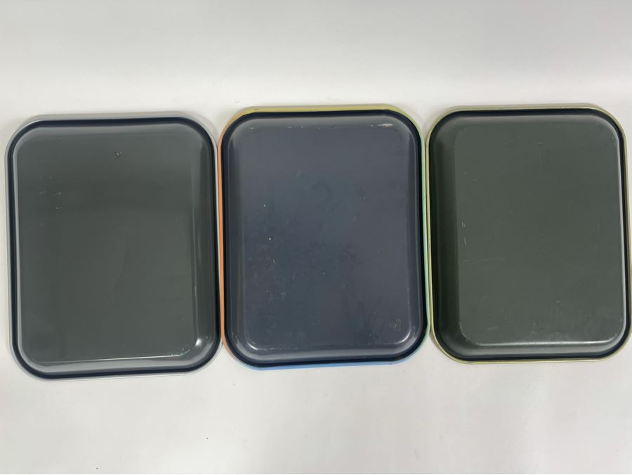 Three Vintage Coca-Cola Tin Litho Trays In Great Condition 10.5 X 13 [Photo 10]