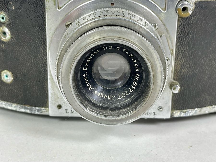 German Exakta Ihagee Film Camera For Display / Parts Not Working [Photo 5]