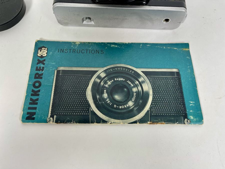 Vintage Nikkorex Japanese Film Camera With Manual [Photo 9]