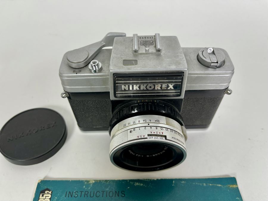 Vintage Nikkorex Japanese Film Camera With Manual [Photo 5]