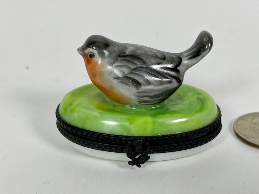 Vintage Limoges France Box With Bird On Lid [Photo 3]