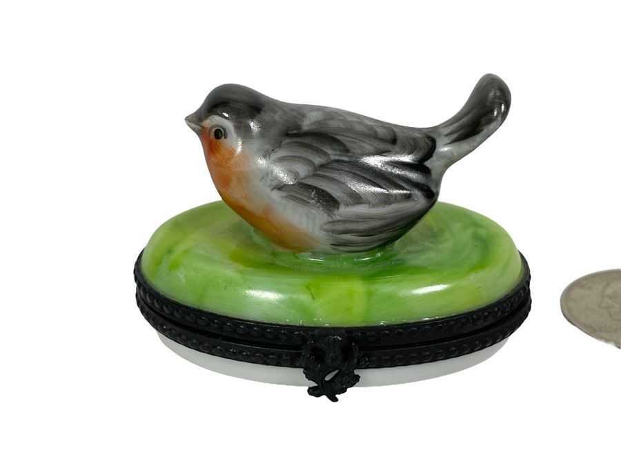 Vintage Limoges France Box With Bird On Lid [Photo 1]