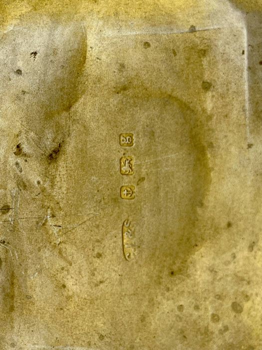 Vintage English Silver Hallmarked Cigarette Case 79g [Photo 8]