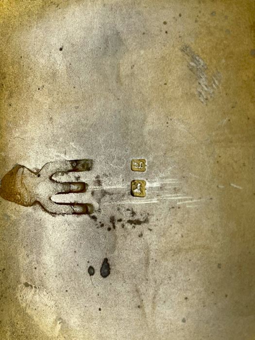 Vintage English Silver Hallmarked Cigarette Case 79g [Photo 9]