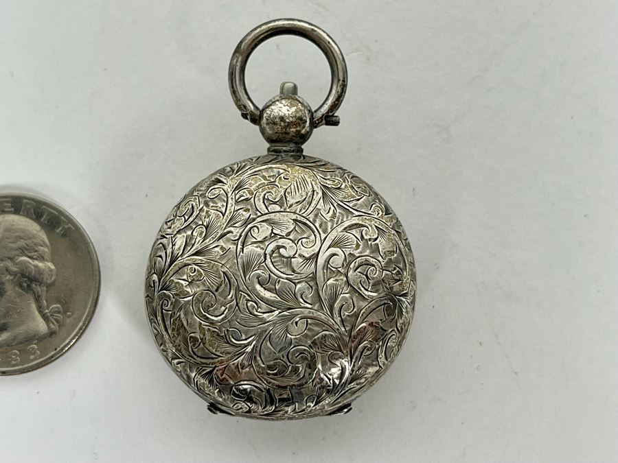 Vintage English Hallmarked Silver Coin Case Purse 20g