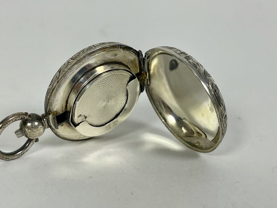 Vintage English Hallmarked Silver Coin Case Purse 20g [Photo 8]