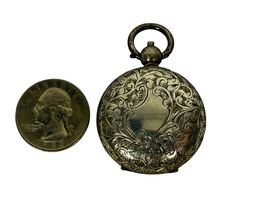 Vintage English Hallmarked Silver Coin Case Purse 20g [Photo 2]