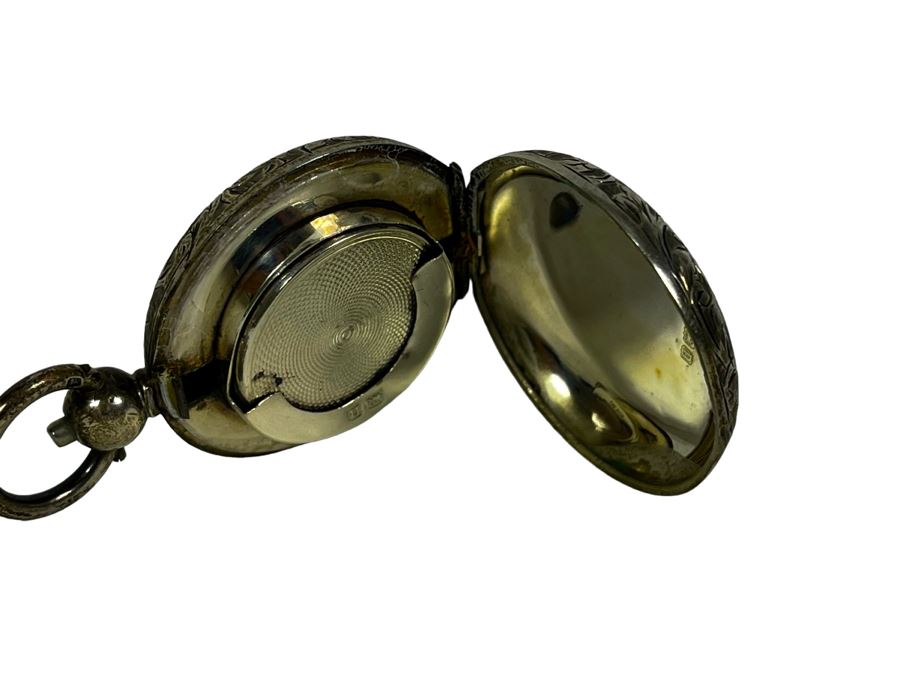 Vintage English Hallmarked Silver Coin Case Purse 20g [Photo 3]