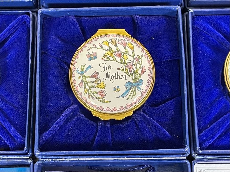 Six Halcyon Days Enamel Mother's Day Boxes With Original Boxes [Photo 7]