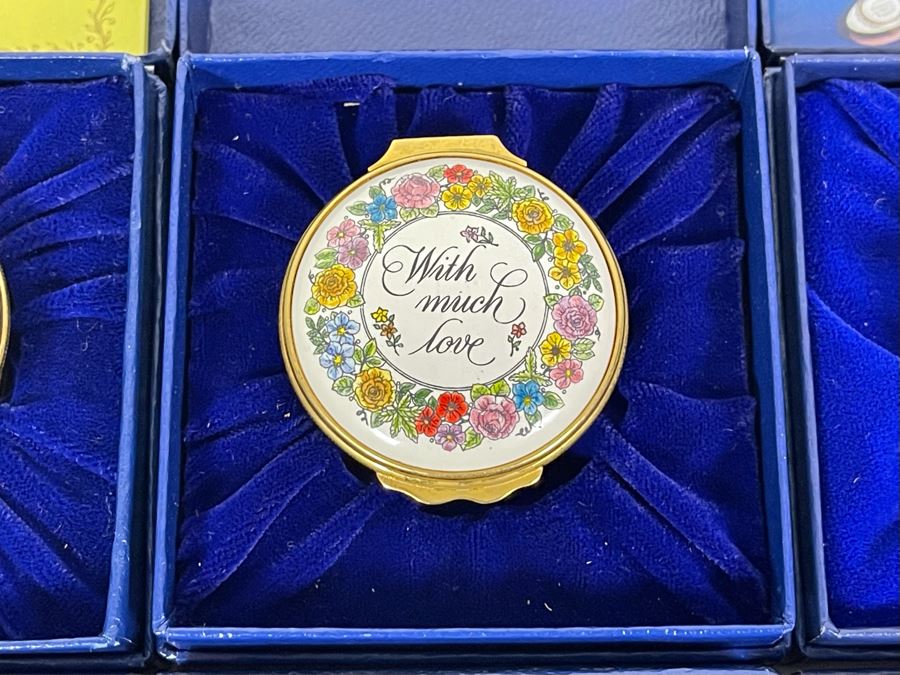 Six Halcyon Days Enamel Mother's Day Boxes With Original Boxes [Photo 4]