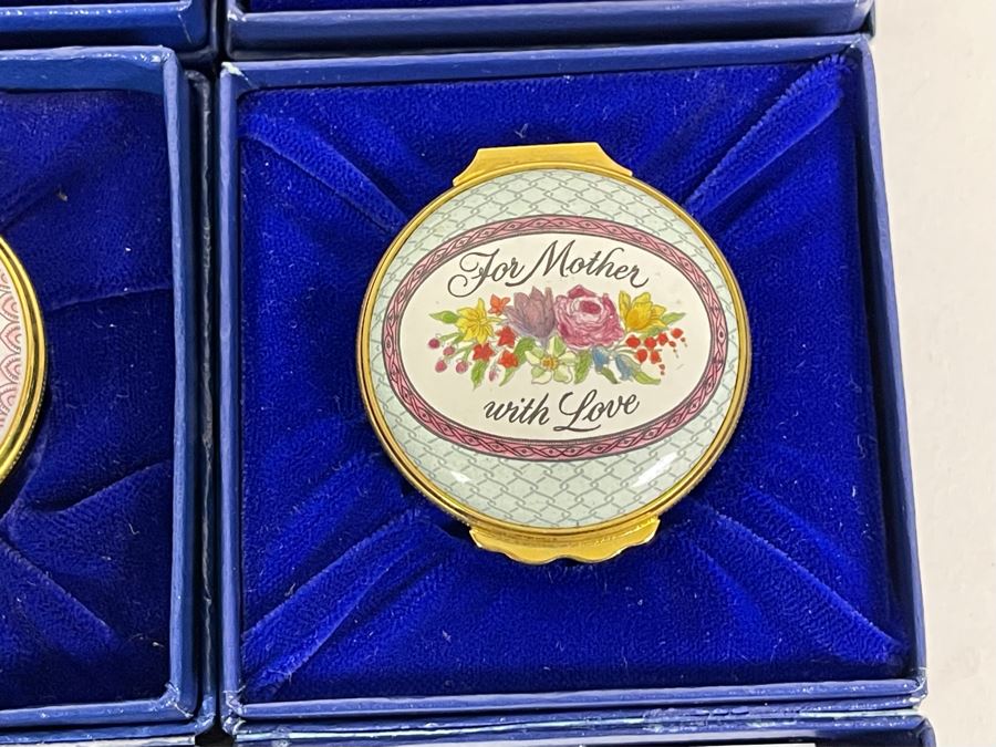 Six Halcyon Days Enamel Mother's Day Boxes With Original Boxes [Photo 8]