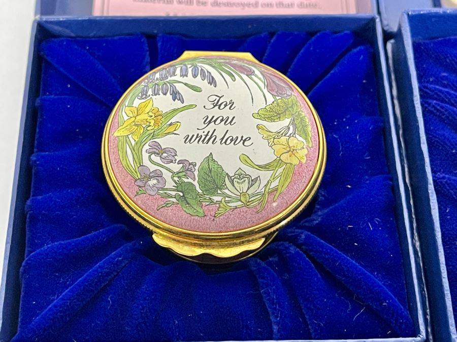 Six Halcyon Days Enamel Mother's Day Boxes With Original Boxes [Photo 4]