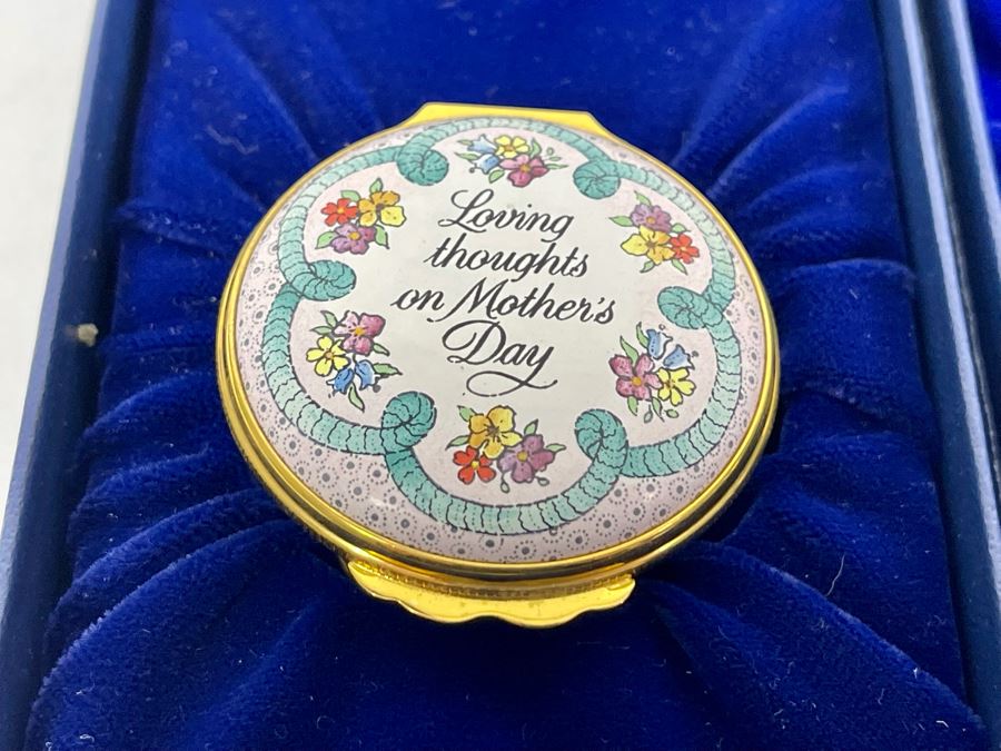 Six Halcyon Days Enamel Mother's Day Boxes With Original Boxes [Photo 7]