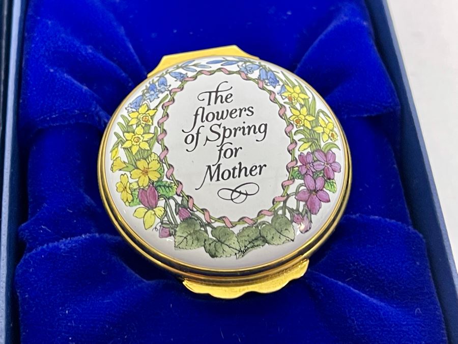 Six Halcyon Days Enamel Mother's Day Boxes With Original Boxes [Photo 9]
