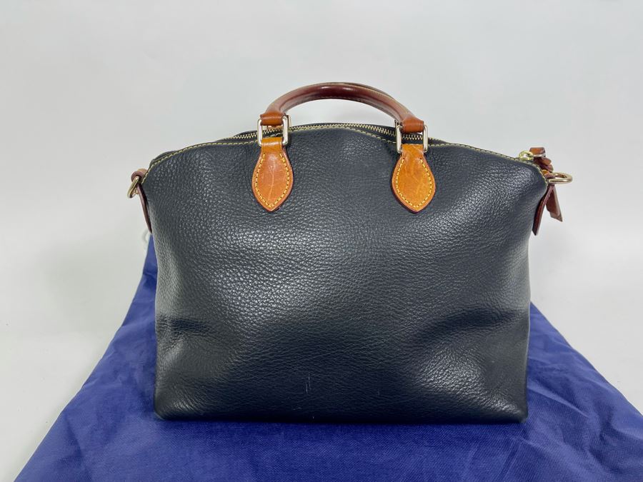 Dooney & Bourke Leather Handbag With Dust Cover [Photo 7]