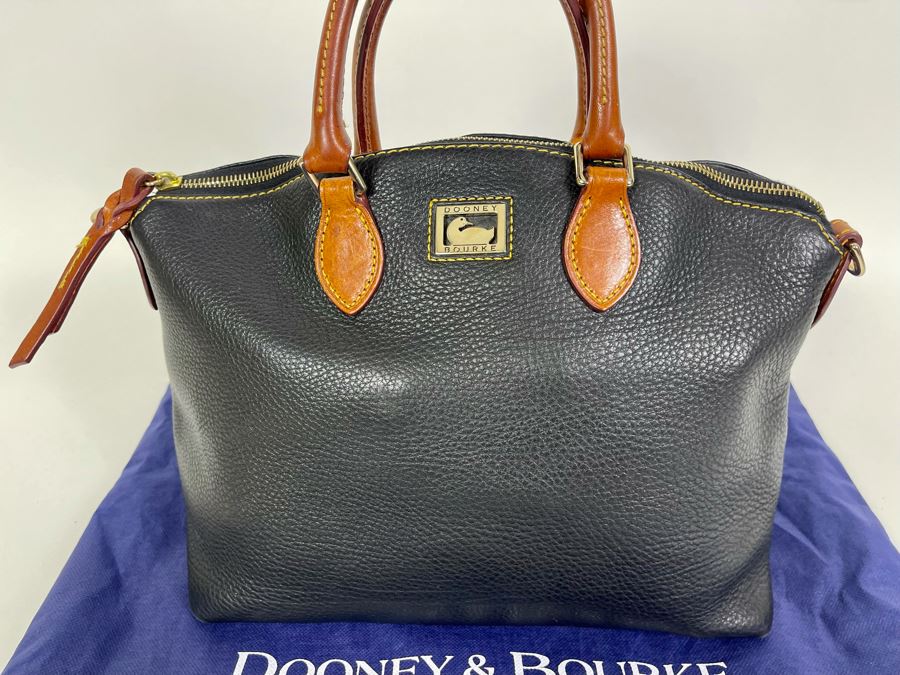 Dooney & Bourke Leather Handbag With Dust Cover [Photo 4]