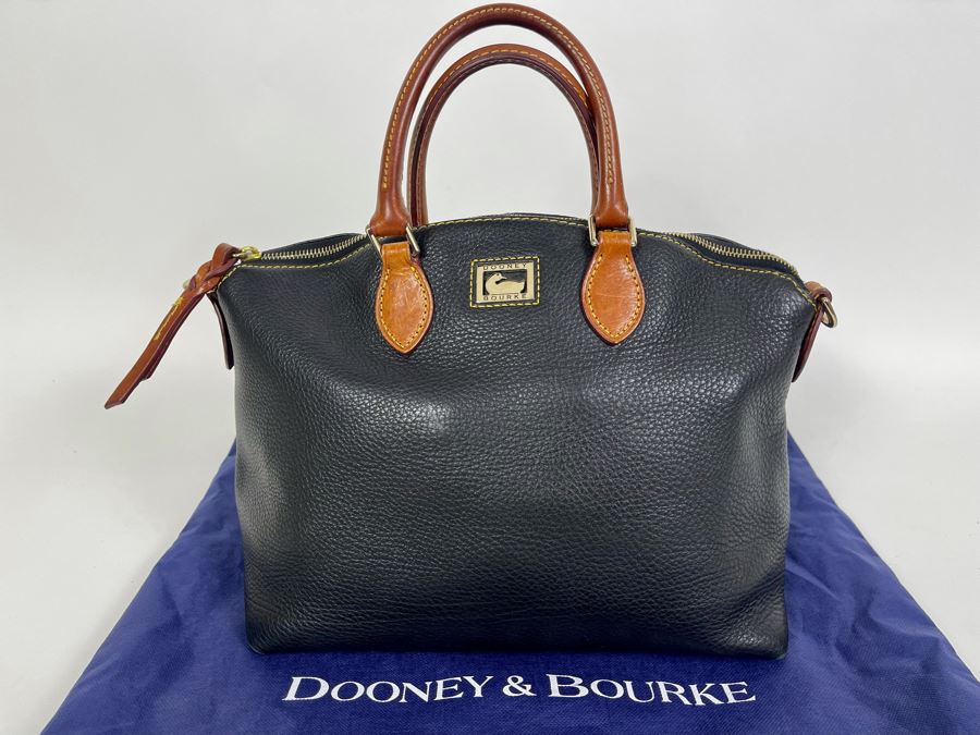 Dooney & Bourke Leather Handbag With Dust Cover [Photo 3]