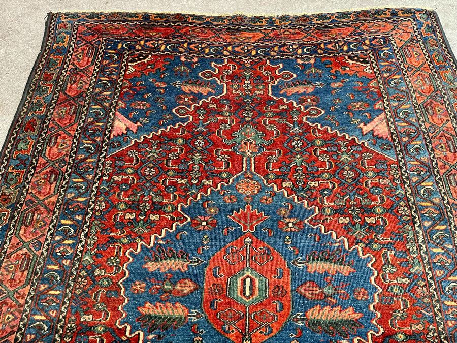 Stunning Antique Hand Woven Wool Persian Area Rug 56 X 72 [Photo 15]