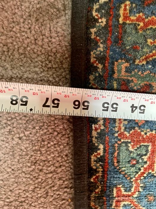 Stunning Antique Hand Woven Wool Persian Area Rug 56 X 72 [Photo 17]