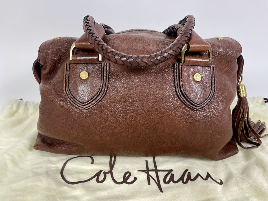 Cole Haan Leather Handbag With Dust Cover [Photo 7]