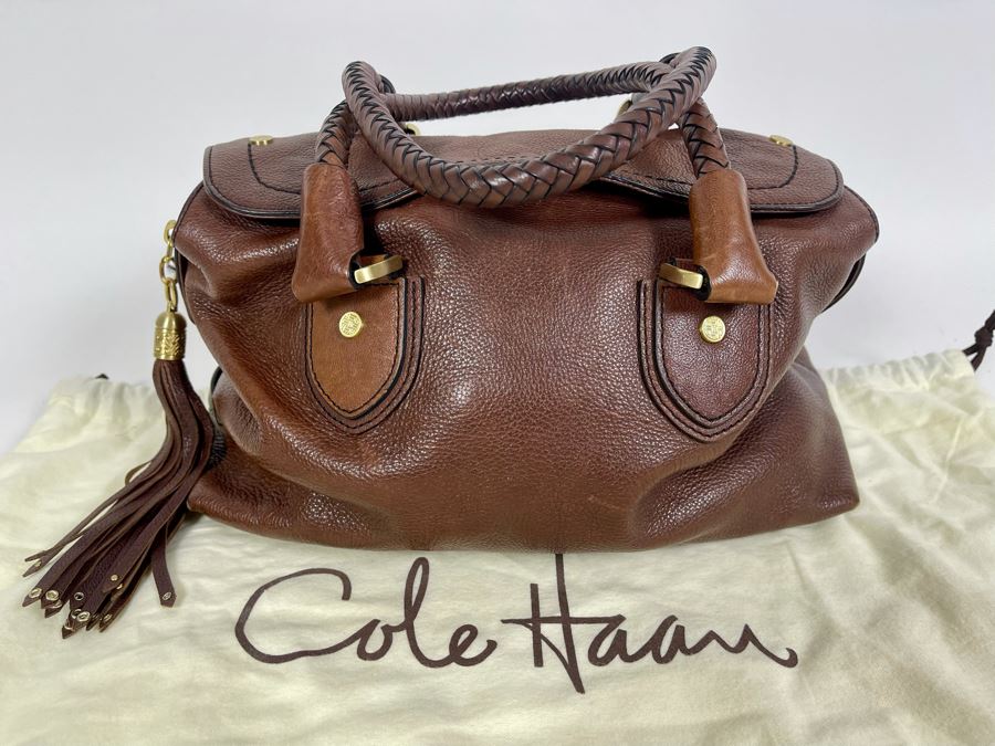 Cole Haan Leather Handbag With Dust Cover [Photo 3]