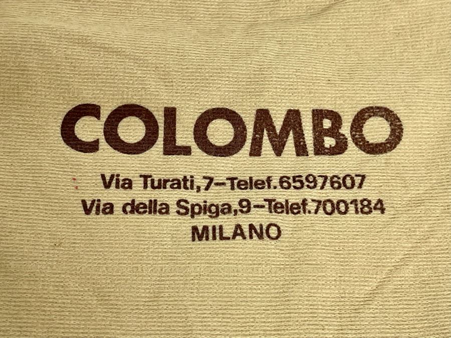 Leather Woven Colombo Handbag With Dust Cover From Milano Italy [Photo 10]