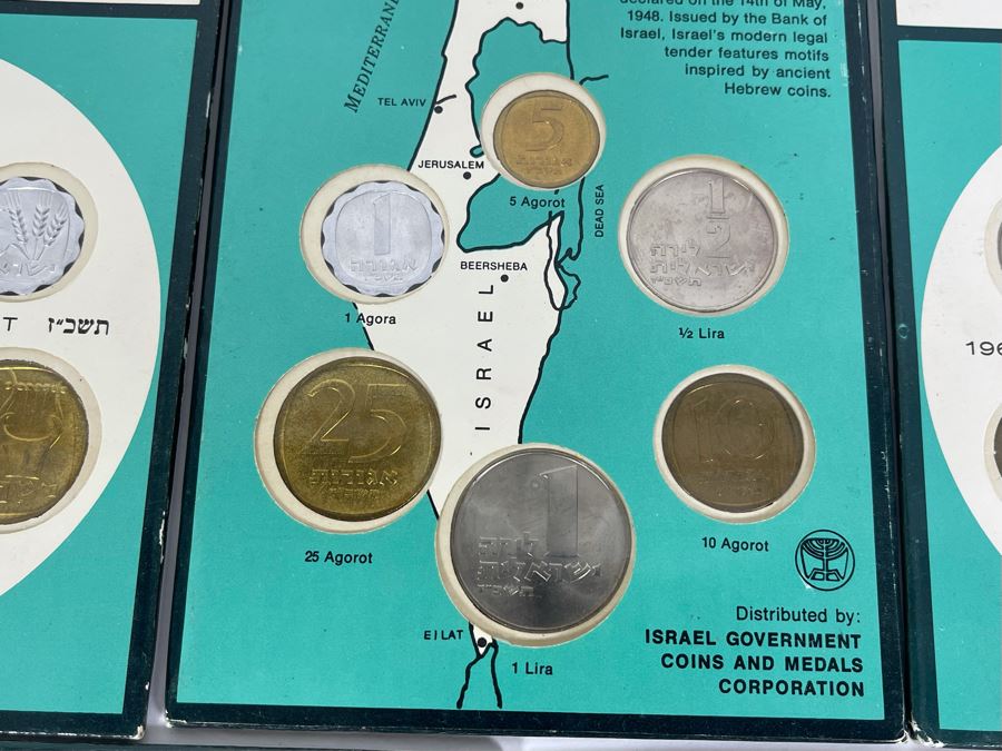 Five Sets Of Mint Coins Of Israel 1967 Jerusalem Specimen Sets [Photo 6]